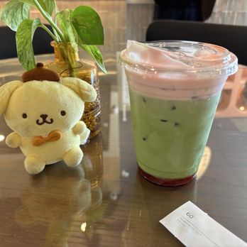 Habibi's - Strawberry Matcha - Cafes Near Me - Fullerton, California Habibi's - Strawberry Matcha - Cafes Near Me - Fullerton, California