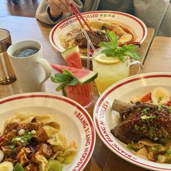 Mapo tofu noodles, prime beef ribs