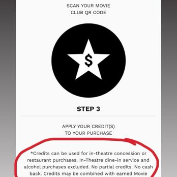 Cinemark Downey and XD - CINEMARKS CREDIT POLICY IN RED - Cinema Near Me - Downey, California