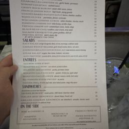 Menu shot Menu shot