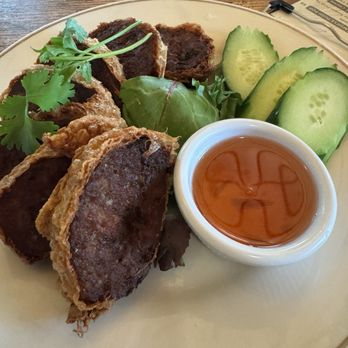 Krob Krua - Crispy pork and shrimp dumplings - Thai Near Me - Eugene, Oregon