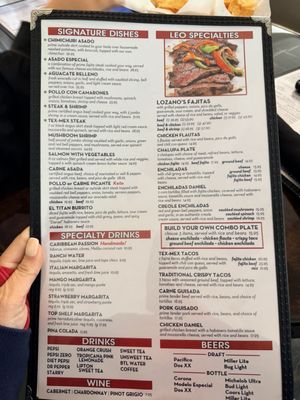 Menu photo 1 Lozano’s Richmond, TX