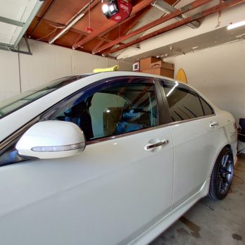 Simmons Solar Control Window Tinting - Indoor view from front of vehicle. - Home Window Tinting Near Me - Carlsbad, California