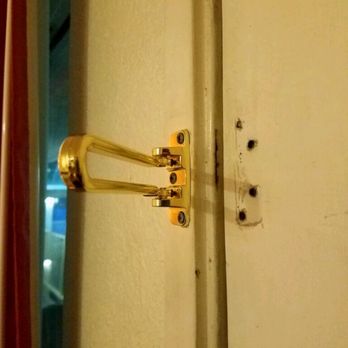 Motel 6 - Part of the security latch was missing, rendering it totally useless. - Hotels Near Me - Red Bluff, California