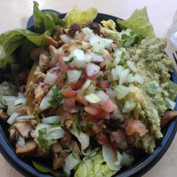 Tortilla - Brighton - Chicken Salad bowl with mild salsa and guacamole @ Tortilla - Mexican Near Me - Brighton, BNH