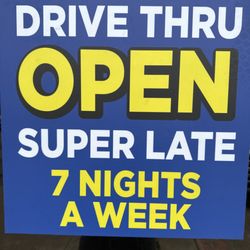 Cook Out - Open late
