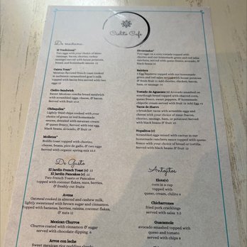 Cielito Cafe - Menu - Breakfast & Brunch Near Me - Houston, Texas