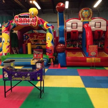Bette's Family Fun Center - 2 of the 7 bounce and plays in the public area - Arcades Near Me - Aston, Pennsylvania