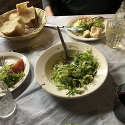 Jim's Greek Tavern - Salad. Were were too quick to start eating stuff before I could take photos!