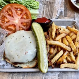 Turkey Burger with Fries Turkey Burger with Fries