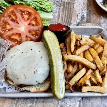 Alchemist & Barrister - Turkey Burger with Fries - Pubs Near Me - Princeton, New Jersey Alchemist & Barrister - Turkey Burger with Fries - Pubs Near Me - Princeton, New Jersey