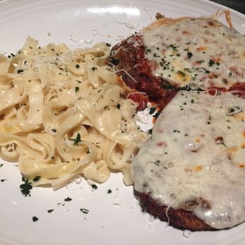 Carrabba's Italian Grill - Chicken Parmesan with Fettucine Alfredo - Italian Near Me - Gilbert, Arizona Carrabba's Italian Grill - Chicken Parmesan with Fettucine Alfredo - Italian Near Me - Gilbert, Arizona