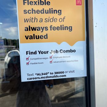 McDonald's - a sign on the door of a restaurant - Coffee & Tea Near Me - Flomaton, Alabama McDonald's - a sign on the door of a restaurant - Coffee & Tea Near Me - Flomaton, Alabama