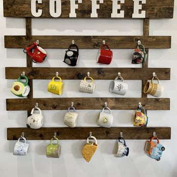 The Pan - Coffee Mugs Display - Breakfast & Brunch Near Me - Torrance, California The Pan - Coffee Mugs Display - Breakfast & Brunch Near Me - Torrance, California