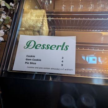 Peace Natural Vegan Food - Dessert case. They have big sugar free cookies and some are gluten free. - Salad Near Me - Berkeley, California