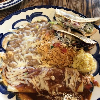 El Torito - 3 ITEM COMBO (PICK ANY 3) Two Beef Barcacoa Crispy Tacos & One CHICKEN ENCHILADA - Mexican Near Me - Pasadena, California