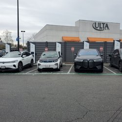 Walmart Supercenter - EV charging stations in the Walmart parking lot