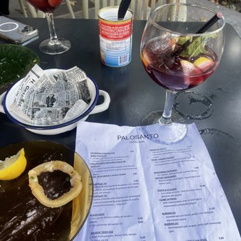Palosanto - Menu and sangria - Signature Cuisine Near Me - Barcelona, B