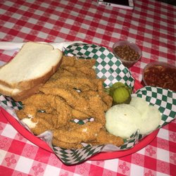 Catfish strip dinner