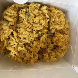 Yellow rice with veggies