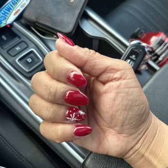 Orchid Nail Spa - My holiday nails done by Tai - Nail Salons Near Me - Norfolk, Virginia