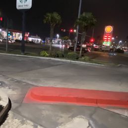 BEWARE of this Nasty red curb ..... ugggggg BEWARE of this Nasty red curb ..... ugggggg