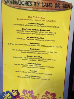 Menu photo 2 Key West Cafe Wildwood, NJ