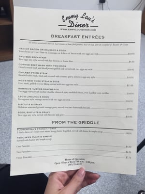 Menu photo 4 Emmy Lou's Diner Napa, CA Menu photo 4 Emmy Lou's Diner Napa, CA