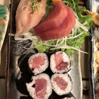 Tsuru Sushi - Part of the combination dinner (sashimi and tuna roll) - Japanese Near Me - San Leandro, California Tsuru Sushi - Part of the combination dinner (sashimi and tuna roll) - Japanese Near Me - San Leandro, California