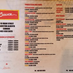 Sauce - Menu #2