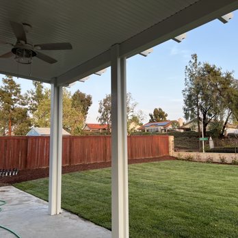 Patio Xpress - The fans installed - Patio Coverings Near Me Patio Xpress - The fans installed - Patio Coverings Near Me