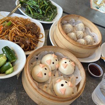 Min's Dumpling - D1. Classic Pork Soup Dumplings (6pcs) D10. Sweet Piggy Buns (4pcs) E7. Fried String Bean E9. Veggie Chow Mein A1. Cucumber Salad - Chinese Near Me - Mission Viejo, California Min's Dumpling - D1. Classic Pork Soup Dumplings (6pcs) D10. Sweet Piggy Buns (4pcs) E7. Fried String Bean E9. Veggie Chow Mein A1. Cucumber Salad - Chinese Near Me - Mission Viejo, California