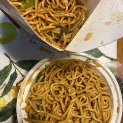 No. 1 Restaurant - Vegetable lo mien & cold sesame noodles