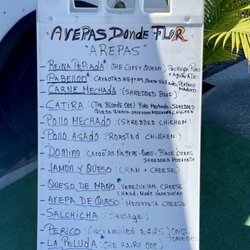 Arepas Donde Flor - Arepa menu