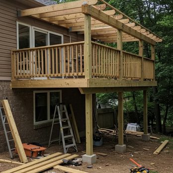 Myers Property Maintenance - New deck build. - Property Management Near Me Myers Property Maintenance - New deck build. - Property Management Near Me