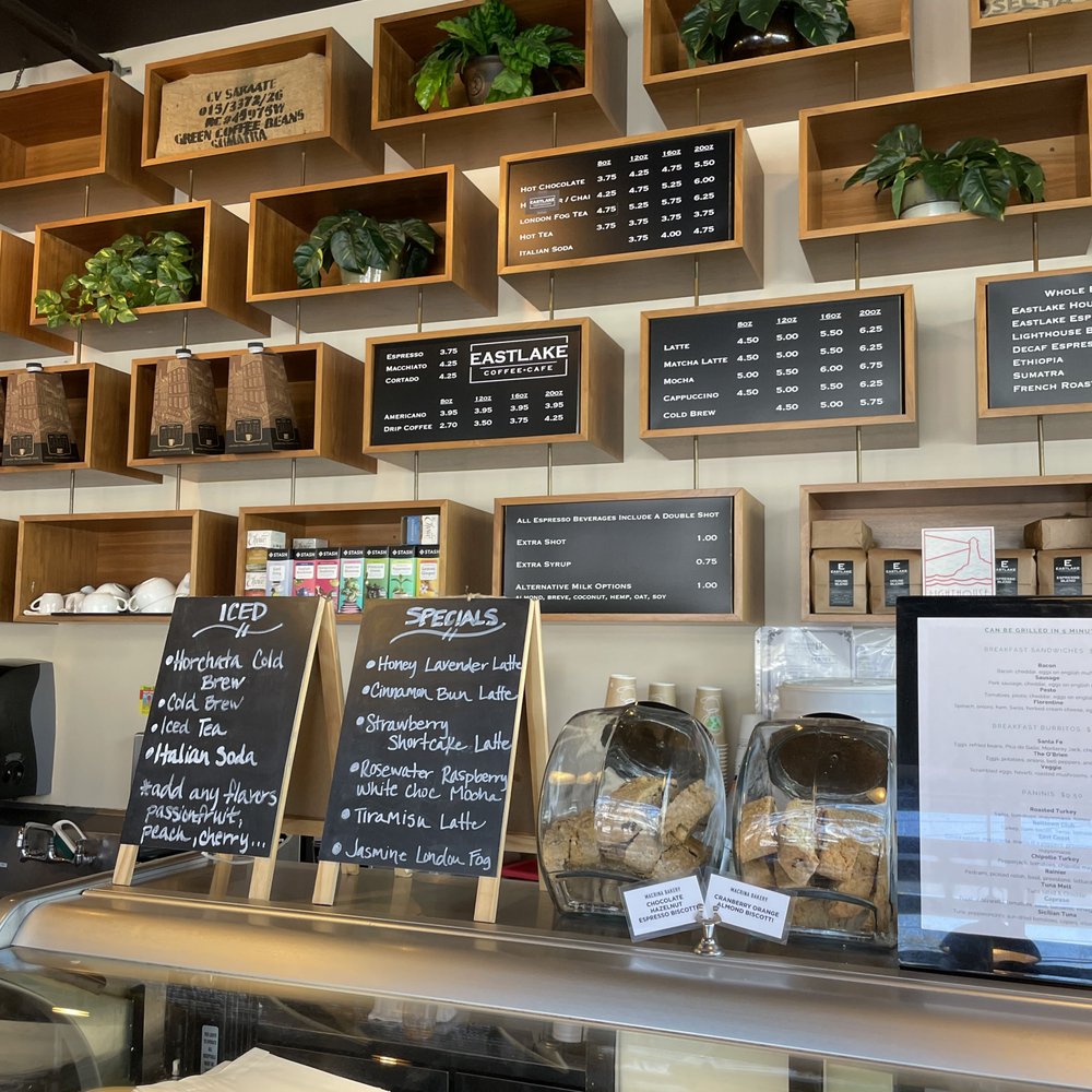 Eastlake Coffee + Cafe - menu as of April 2023 - Coffee & Tea Near Me - Seattle, Washington