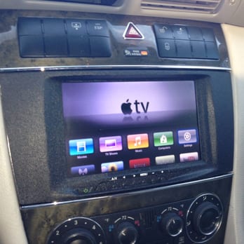 Stereo 1 Shop - AppleTV (3rd generation) & Lilliput 1080p 7" Double DIN Display in a 2007 Mercedes C230 - Car Stereo Installation Near Me - Oxnard, California