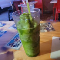 Lemonade and mint. A frozen drink that is very delicious. Lemonade and mint. A frozen drink that is very delicious.