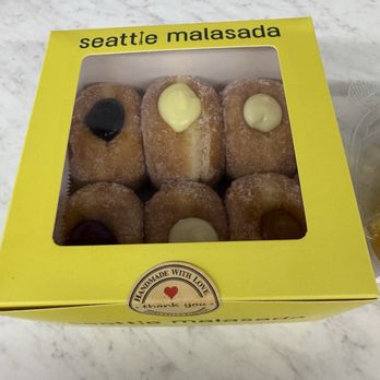 Seattle Malasada - A box of 6 - Donuts Near Me - Seattle, Washington Seattle Malasada - A box of 6 - Donuts Near Me - Seattle, Washington