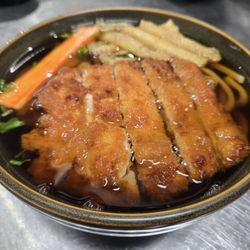 Omatase Japanese Kitchen - Chicken Katsu Udon $17 (extra udon addition $5)