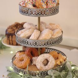 Donut Connection - This beautiful display was part of the dessert table for a fundraiser gala. Many compliments from our guests! Thank you Donut Connection.