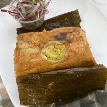 Kausa Peruvian Restaurant - pork tamale - Peruvian Near Me - Rancho Cucamonga, California Kausa Peruvian Restaurant - pork tamale - Peruvian Near Me - Rancho Cucamonga, California