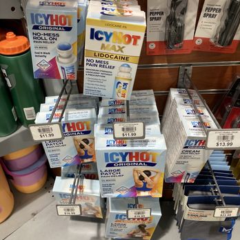 DICK'S Sporting Goods - Icy hot patches by front register - Sports Wear Near Me - Upland, California DICK'S Sporting Goods - Icy hot patches by front register - Sports Wear Near Me - Upland, California