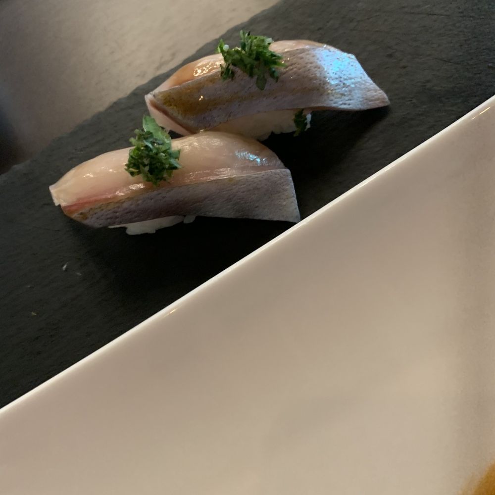 Edoko Omakase - Shima aji striped jack. Melts in your mouth! - Sushi Bars Near Me - Irving, Texas