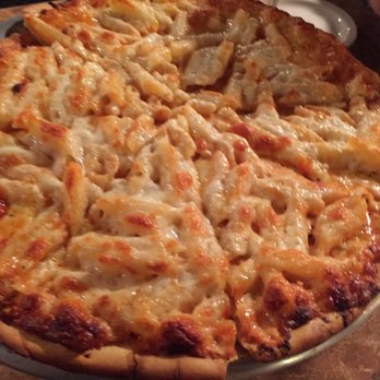Frankie Feds - Pasta and vodka sauce pizza. Below average flavor. - Pizza Near Me - Freehold, New Jersey Frankie Feds - Pasta and vodka sauce pizza. Below average flavor. - Pizza Near Me - Freehold, New Jersey