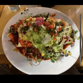 Luchitas Mexican Restaurant - Enormous Burrito Mojado: flour tortilla, refried beans, juicy ground beef, cheese, lettuce, tomatoes, onions, with a flavorful red mole - Mexican Near Me - Cleveland, Ohio Luchitas Mexican Restaurant - Enormous Burrito Mojado: flour tortilla, refried beans, juicy ground beef, cheese, lettuce, tomatoes, onions, with a flavorful red mole - Mexican Near Me - Cleveland, Ohio