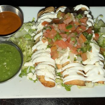 Rancho Tequileria - Flautas de Pollo (taquitos with chicken) - Mexican Near Me - New York, New York Rancho Tequileria - Flautas de Pollo (taquitos with chicken) - Mexican Near Me - New York, New York
