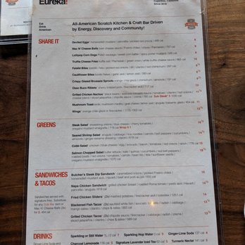 Eureka! - Menu - American Near Me - Cupertino, California