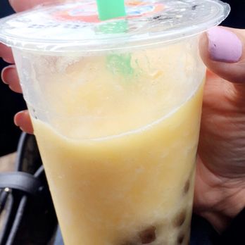 Paradise Smoothie - Peach smoothie with boba. - Juice Bars & Smoothies Near Me - Baton Rouge, Louisiana Paradise Smoothie - Peach smoothie with boba. - Juice Bars & Smoothies Near Me - Baton Rouge, Louisiana