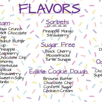 Lickety Splitz Ice Cream - a list of flavors - Ice Cream & Frozen Yogurt Near Me - Seaford, Delaware Lickety Splitz Ice Cream - a list of flavors - Ice Cream & Frozen Yogurt Near Me - Seaford, Delaware